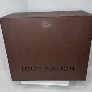 Louis Vuitton Empty Box Brown Classic Vintage & Authentic-Large